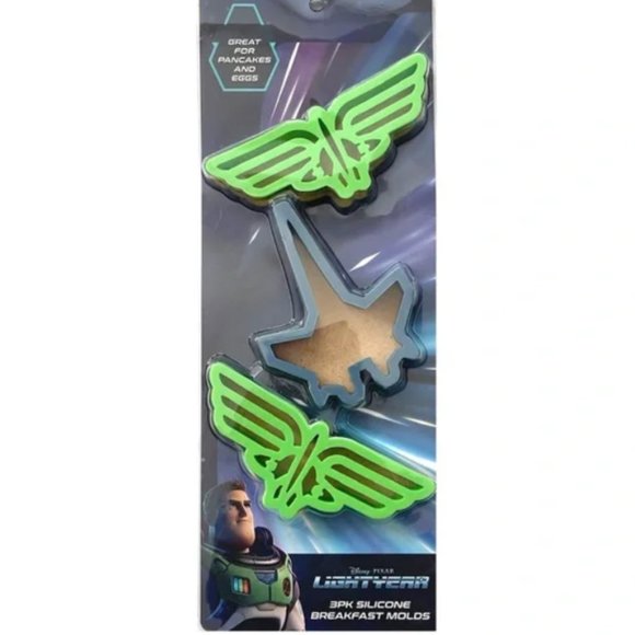 Disney Buzz Lightyear Toy Story Silicone Breakfast Mold 3 Pack NWT - Picture 1 of 3